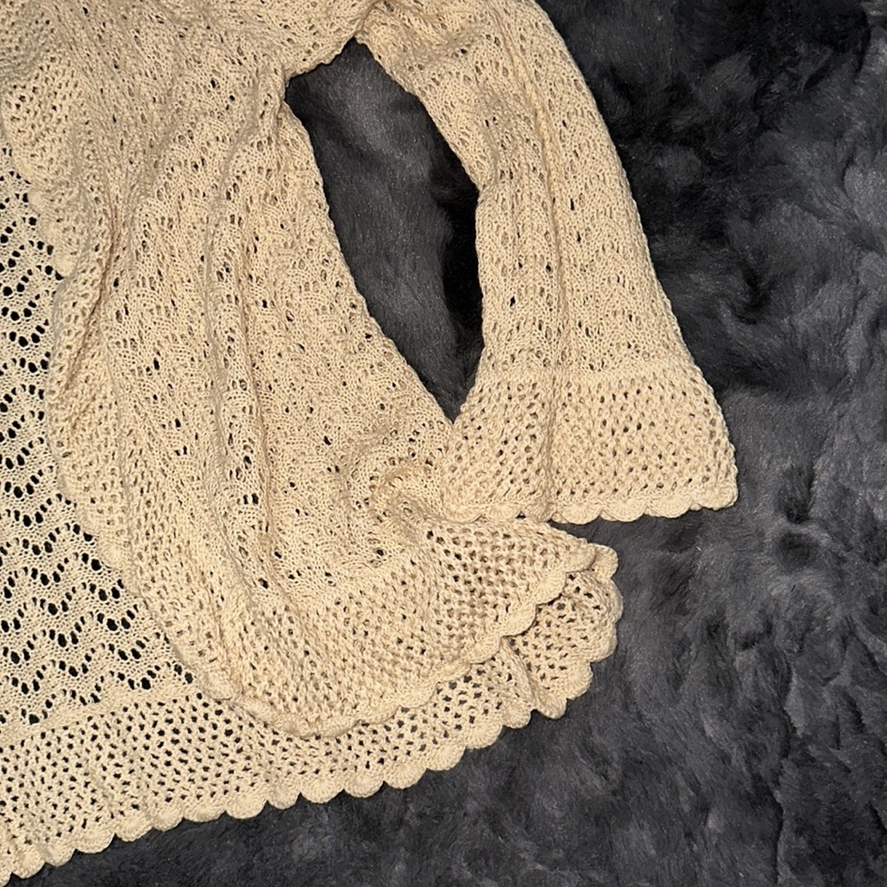NWT Pointelle size L cardigan - Picture 4 of 4